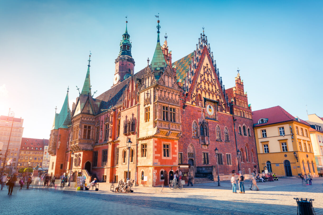 zdjęcie przedstawia rynek we Wrocławiu