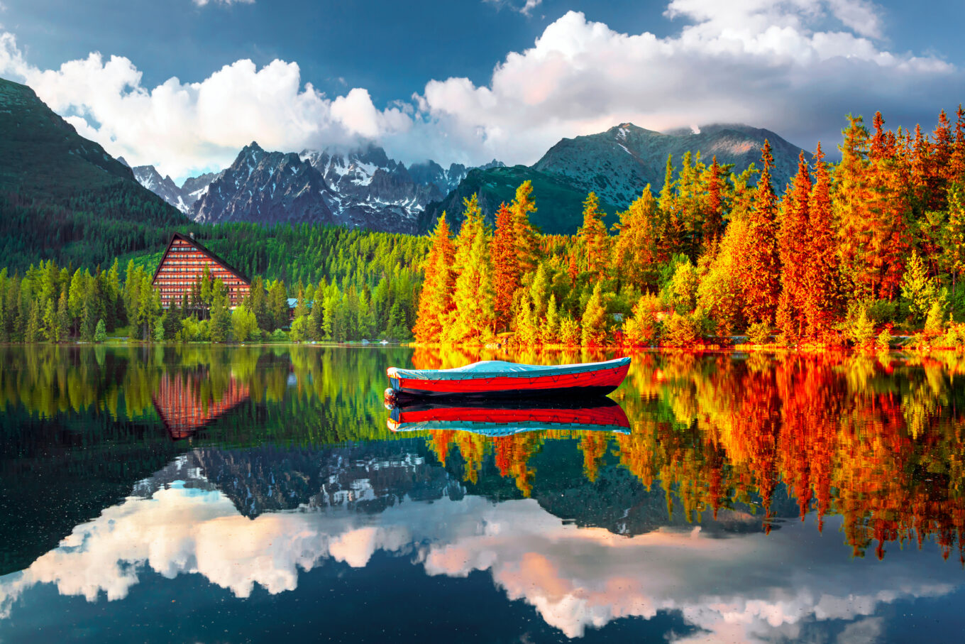 zdjęcie przedstawia Strbske Pleso