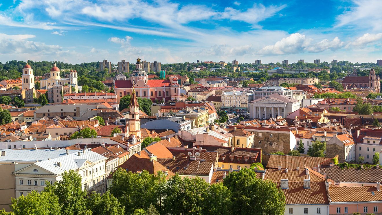 Vilnius,Cityscape,In,A,Beautiful,Summer,Day,,Lithuania