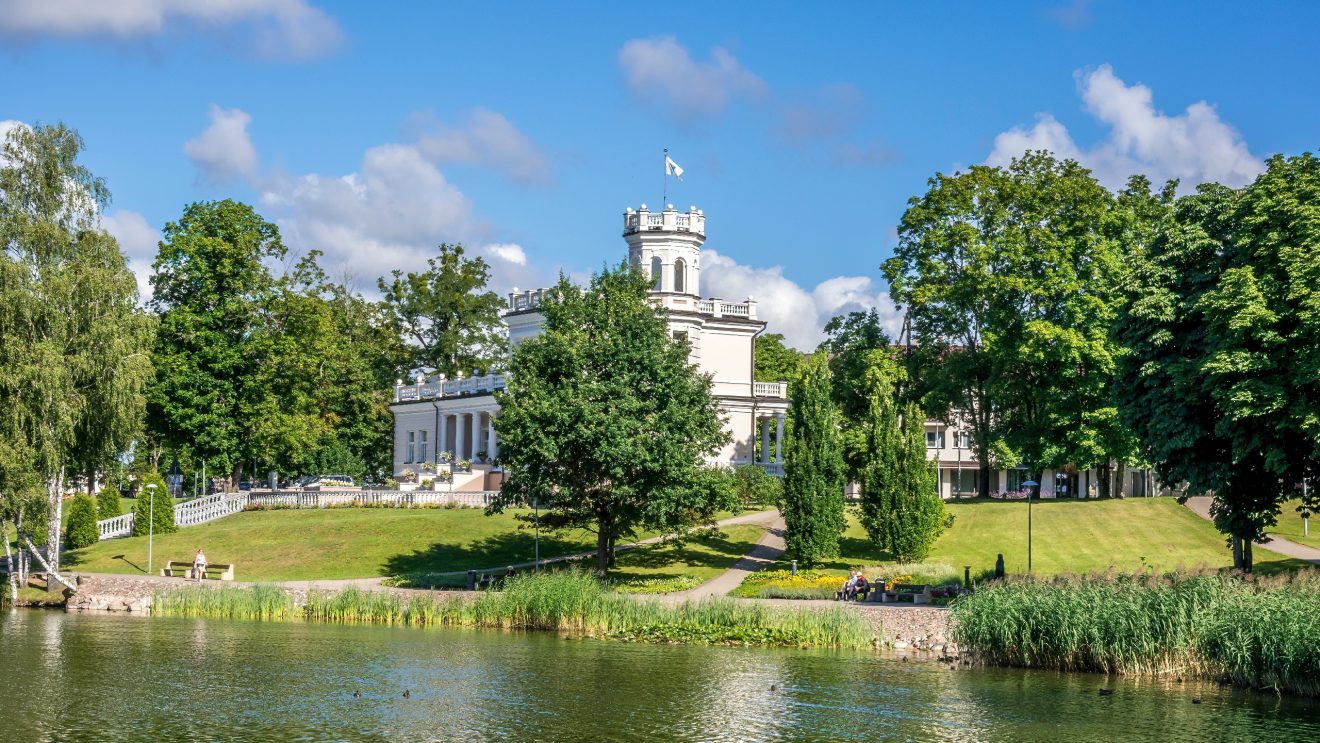 View,Of,Druskininkai,City,From,The,Lake,Druskonis,In,Sunny