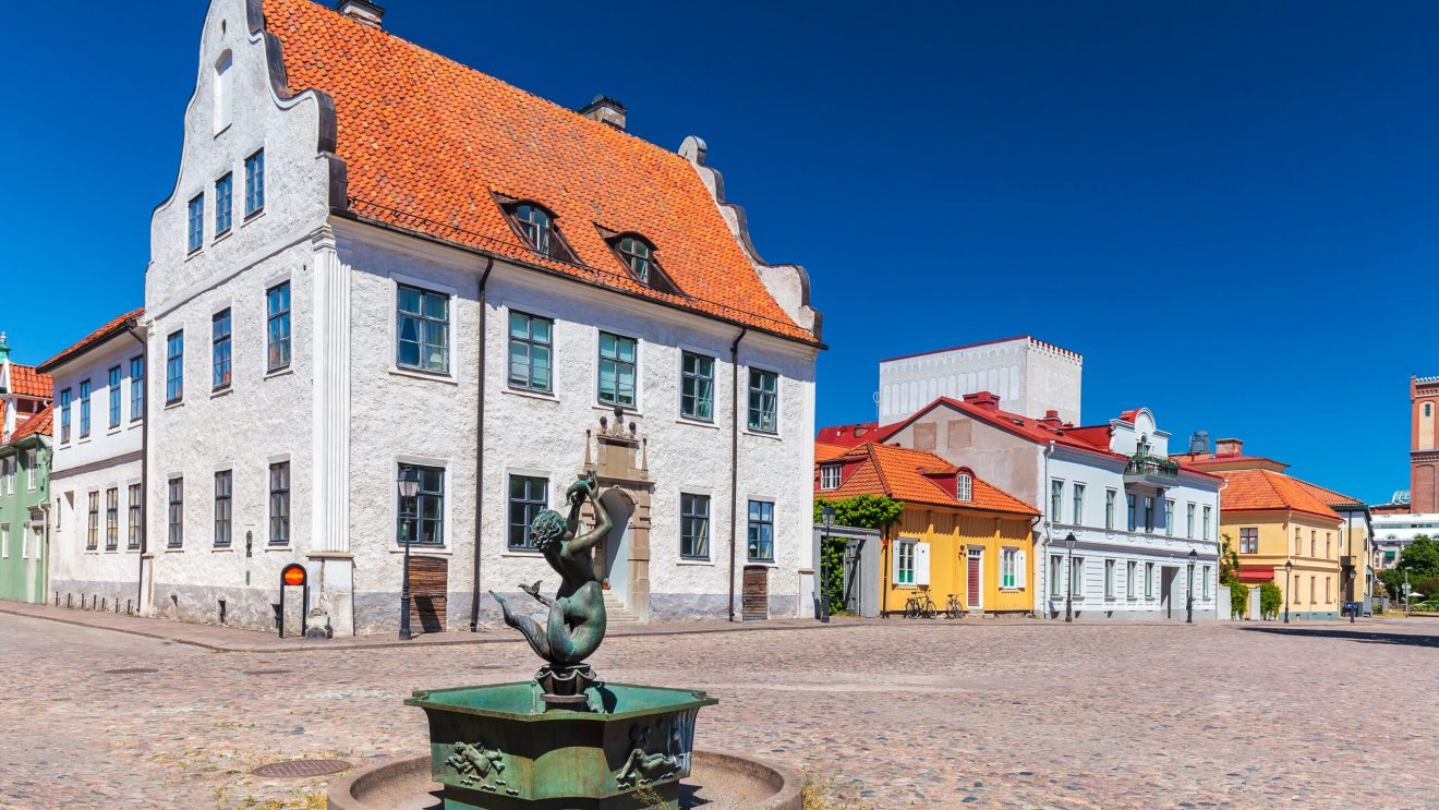 Zdjęcie przedstawia miasto Kalmar