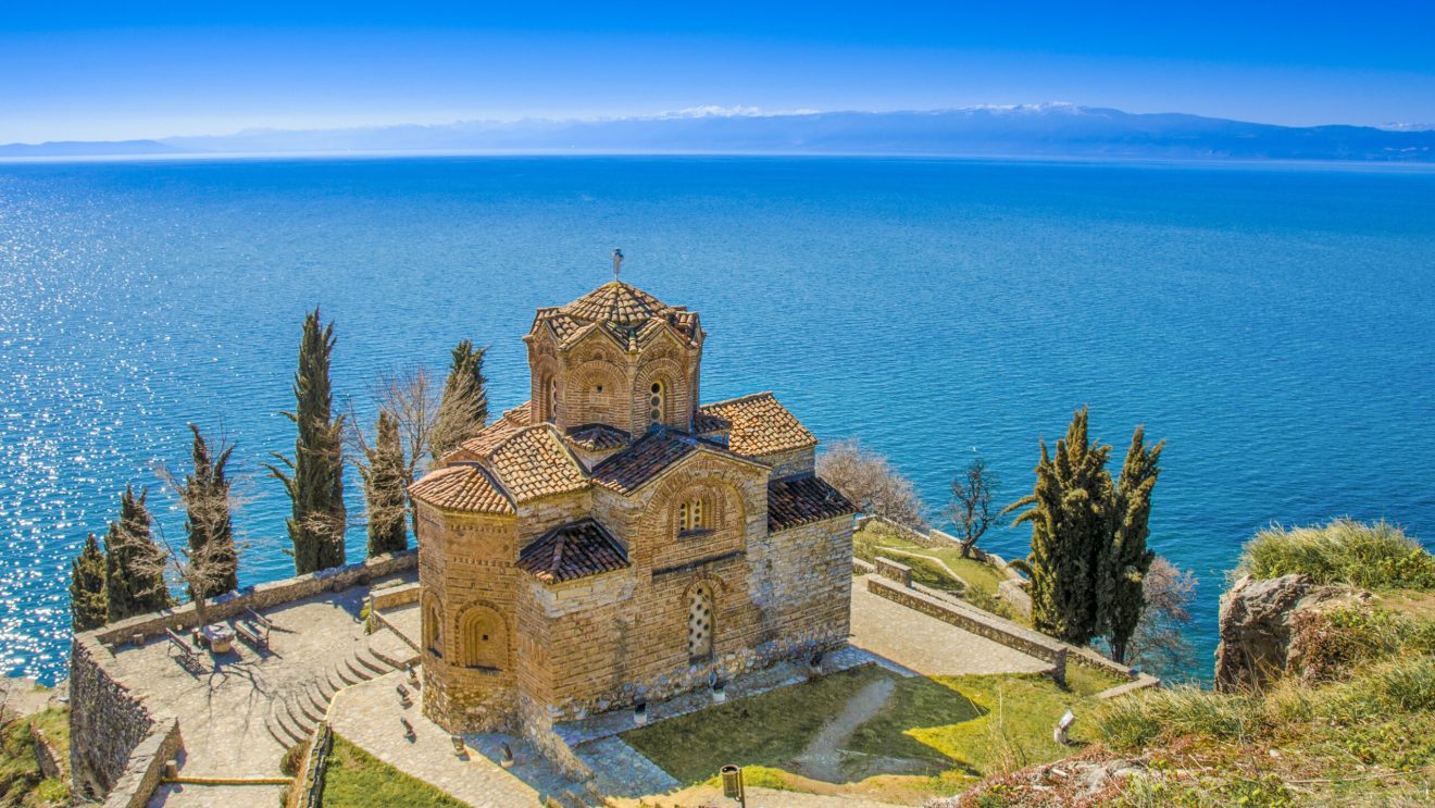 Saint,John,-,Kaneo,,Orthodox,Church,In,Ohrid,,Macedonia