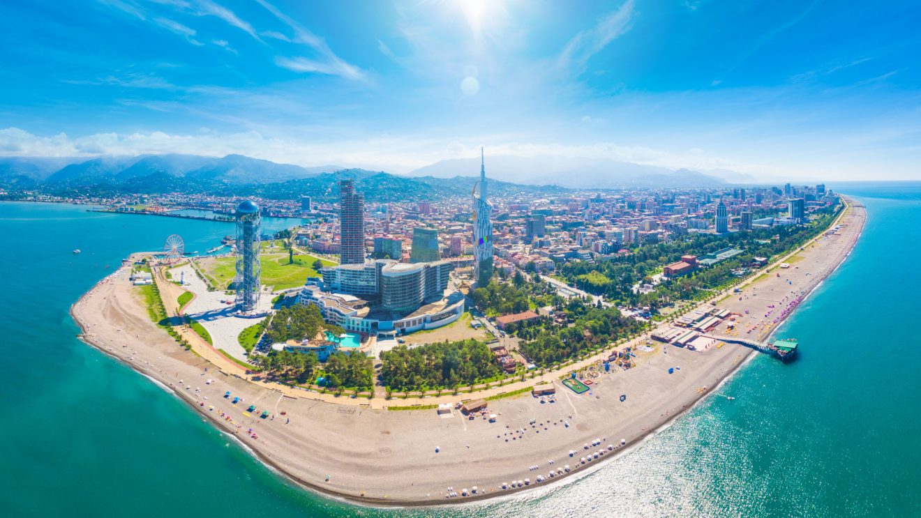 zdjęcie przedstawia panoramę Batumi